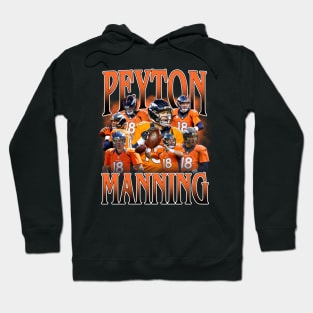 VINTAGE FOOTBALL PEYTON MANNING BOOTLEG Hoodie